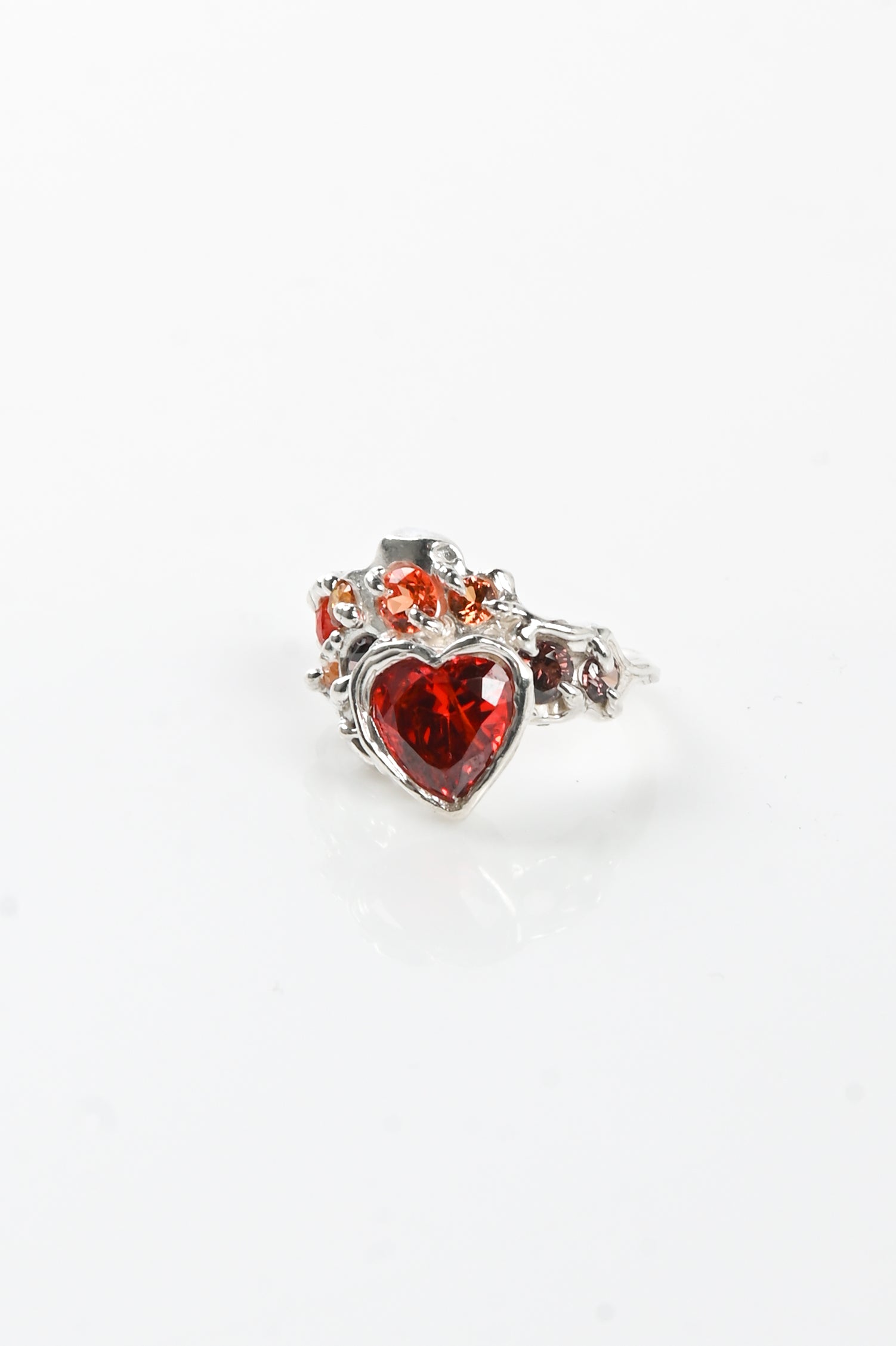 Sacreflux Fire Heart Rot Ring