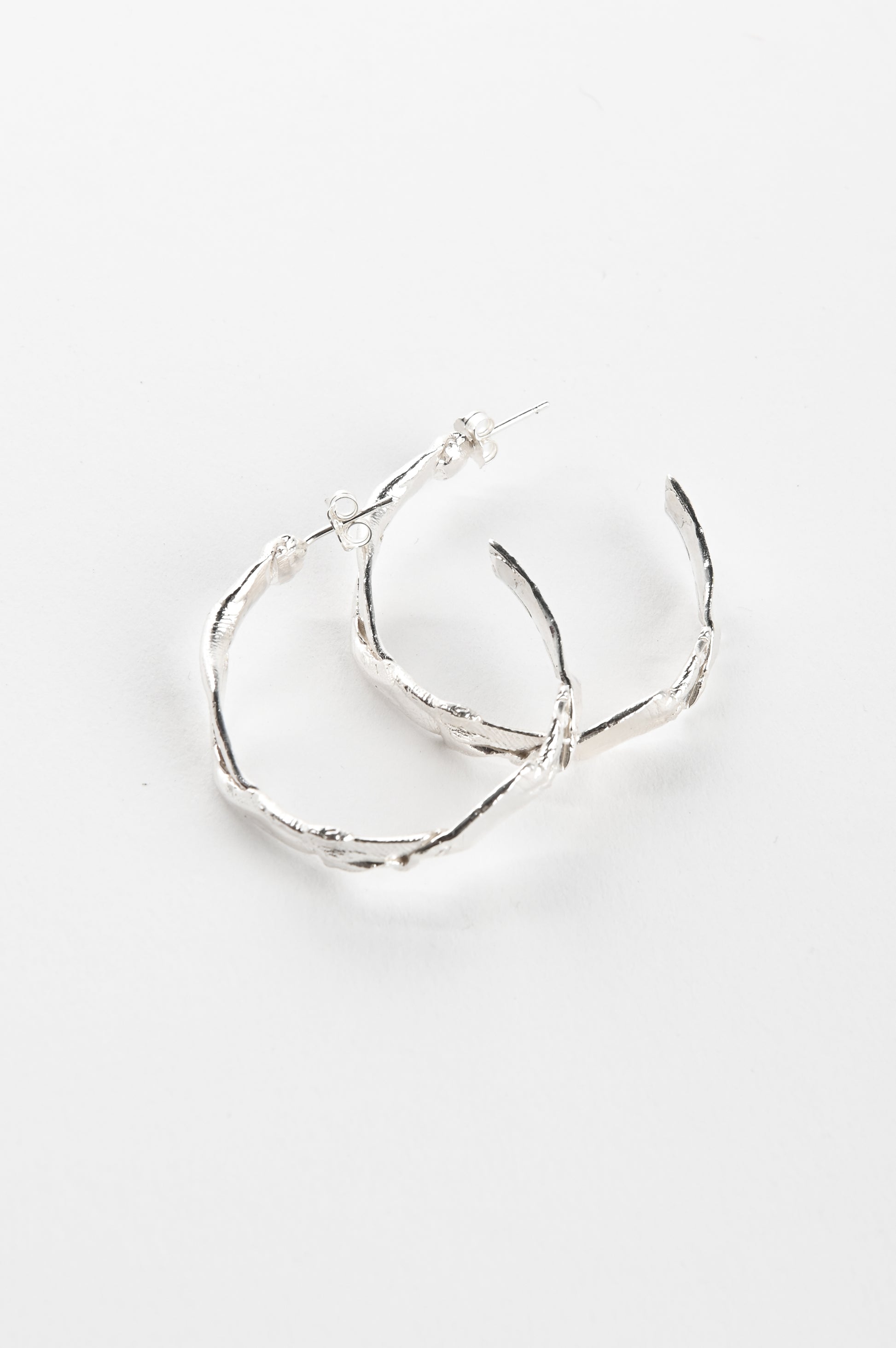 Sacreflux 'Ribbon' Hoop Earrings