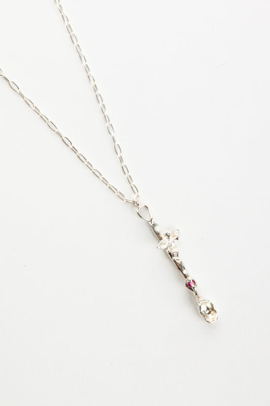 Sacreflux Encrusted Spoon Necklace #3