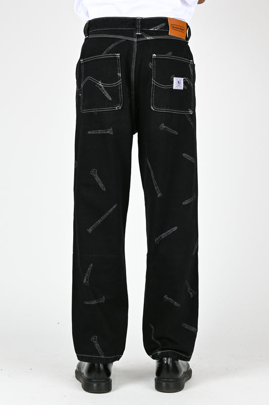 The Snake Hole 'Screw Loose' Jeans In Black