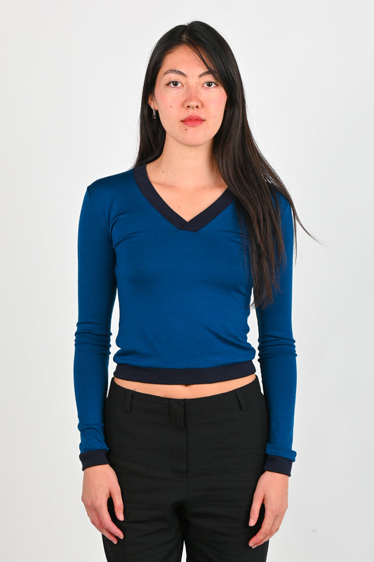 Sister 'Goldie' V Neck Long Sleeve Top