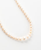 Soft Modality 'Ripple' Necklace In 9ct Gold