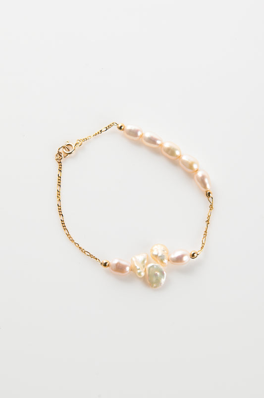 Soft Modality 'Fleur' Bracelet In 9ct Gold