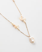 Soft Modality 'Vine' Necklace In 9ct Gold