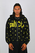 Soliela 'Polka' Hoodie in Black