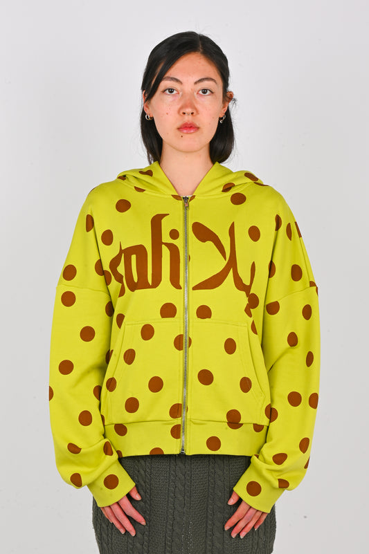 Soliela 'Polka' Hoodie in Green