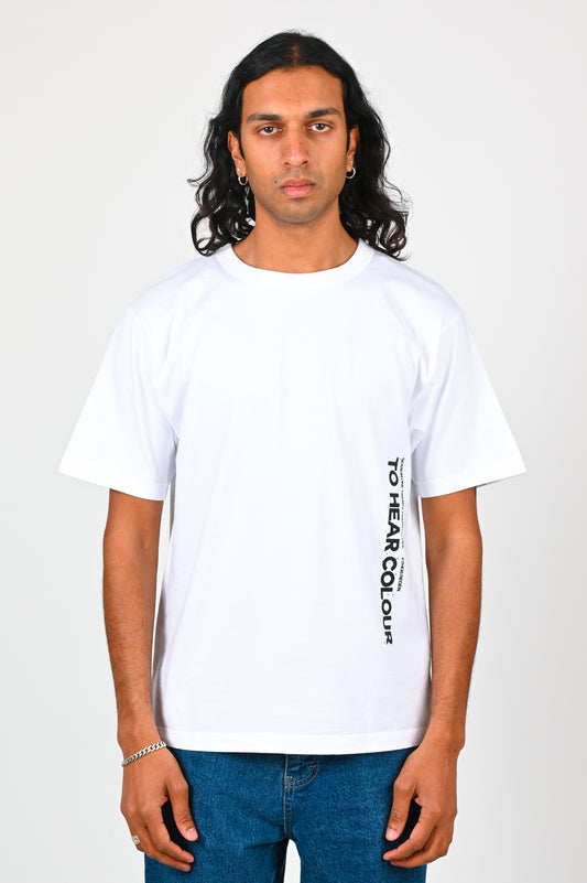 To Hear Colour 'Cult' Tee in White