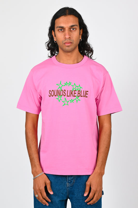 To Hear Colour 'Sounds Like Blue' Tee in Pink