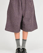 Sucker 'Bellow' Shorts in Eggplant