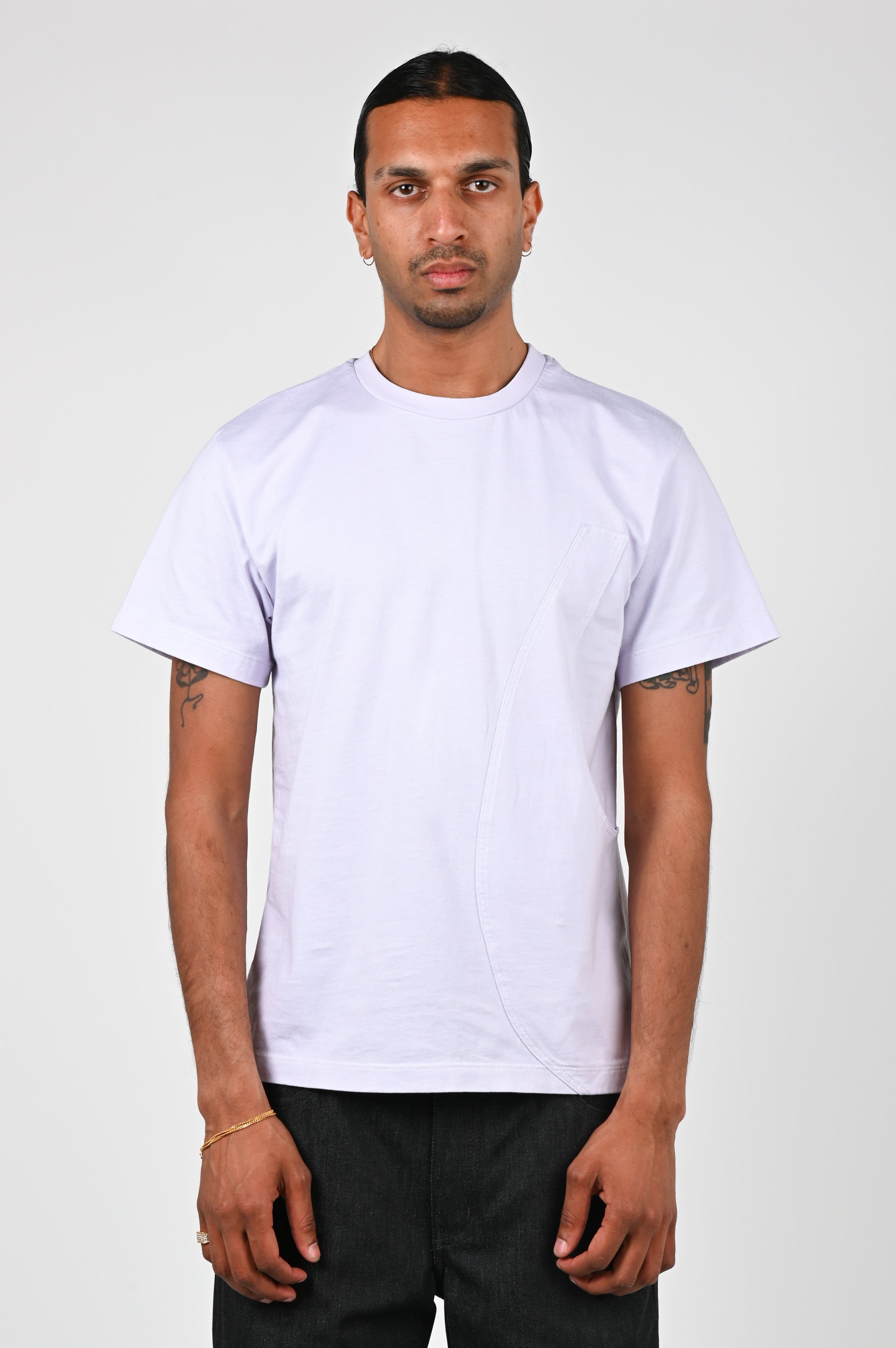 Quiet Ander 'Pouch' Tee in Lilac