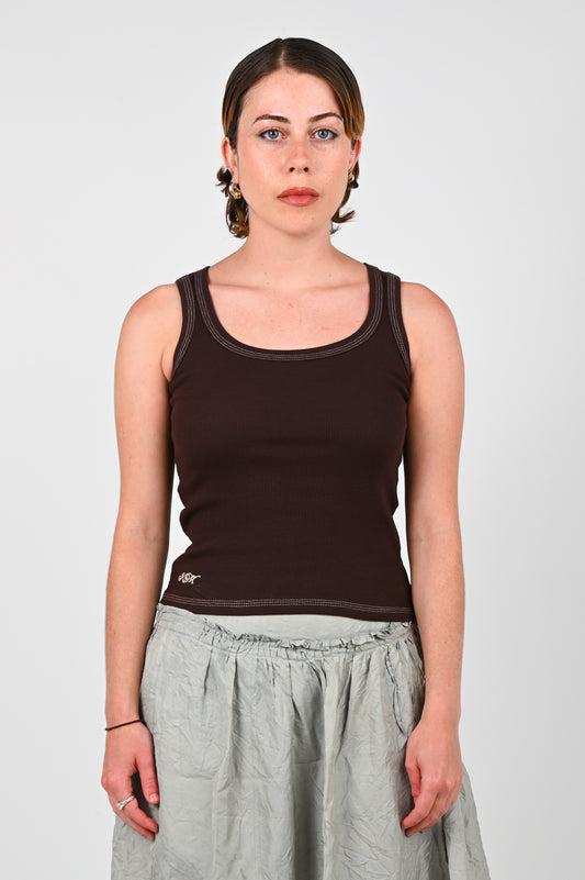 Kernemilk 'Lua' Tank in Brown