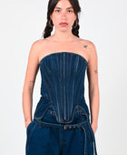 KOURH 'Nobilis' Denim Corset
