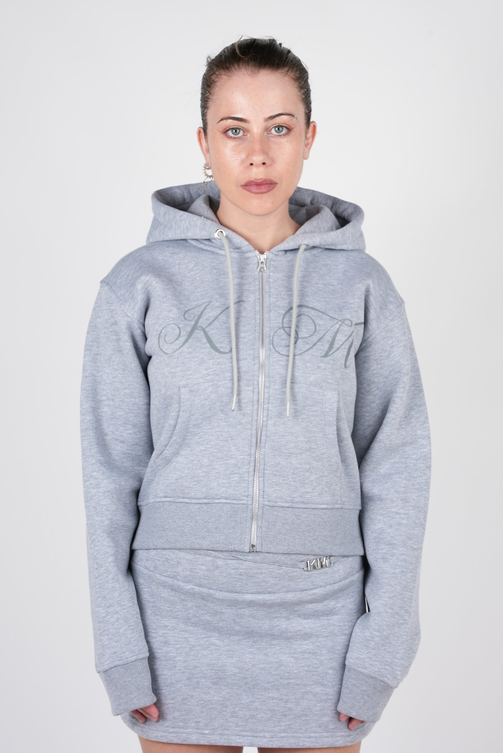 Kernemilk 'Winther' Hoodie in Grey