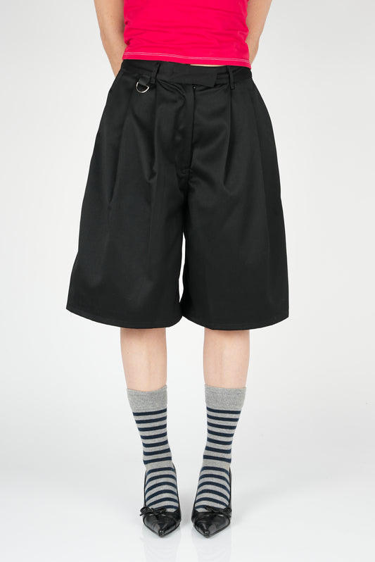 ESS·BEE Tailored Suit Short in Black