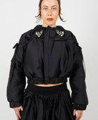 Lucinda Babi 'Keepsake' Bomber Jacket in Black