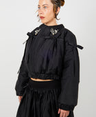Lucinda Babi 'Keepsake' Bomber Jacket in Black