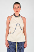 KATALYST 'Apron' Top in Natural