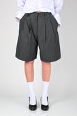 ESS·BEE Pinstripe Suit Short in Grey