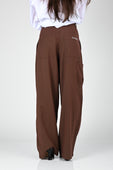 ESS·BEE Pinstripe Suit Pant in Brown