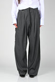 ESS·BEE Pinstripe Suit Pant in Grey