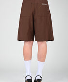 ESS·BEE Pinstripe Suit Short in Brown