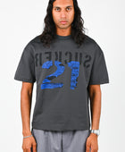 Sucker '21' Tee in Royal Blue