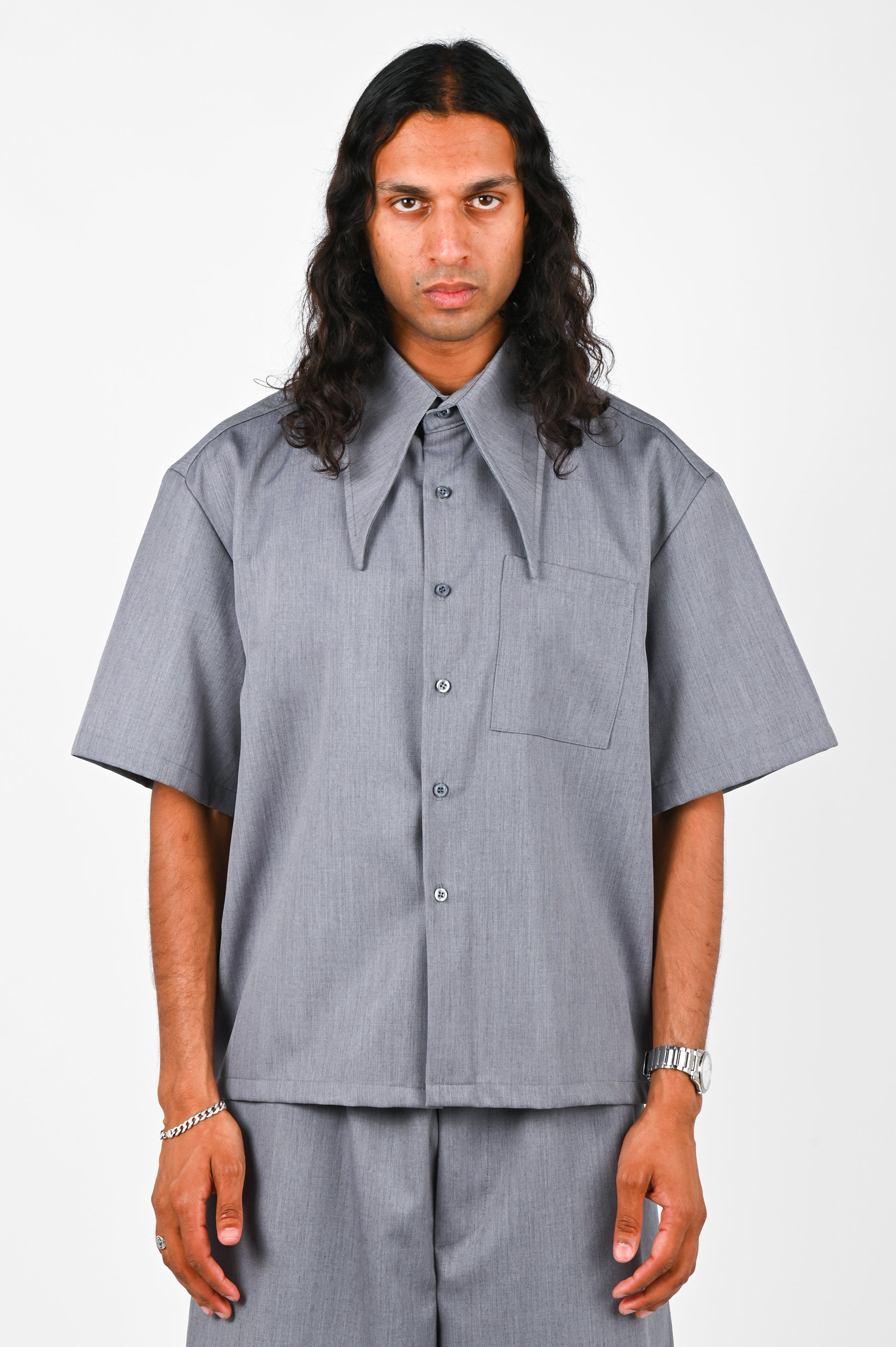 Sucker 'Dagger' Shirt in Grey