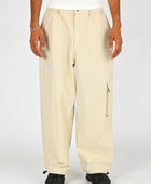 Candice 'Goodnight' Nylon Pants in Stone