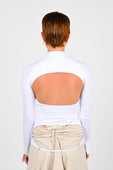 Toilè 'Code' Backless Shirt in White