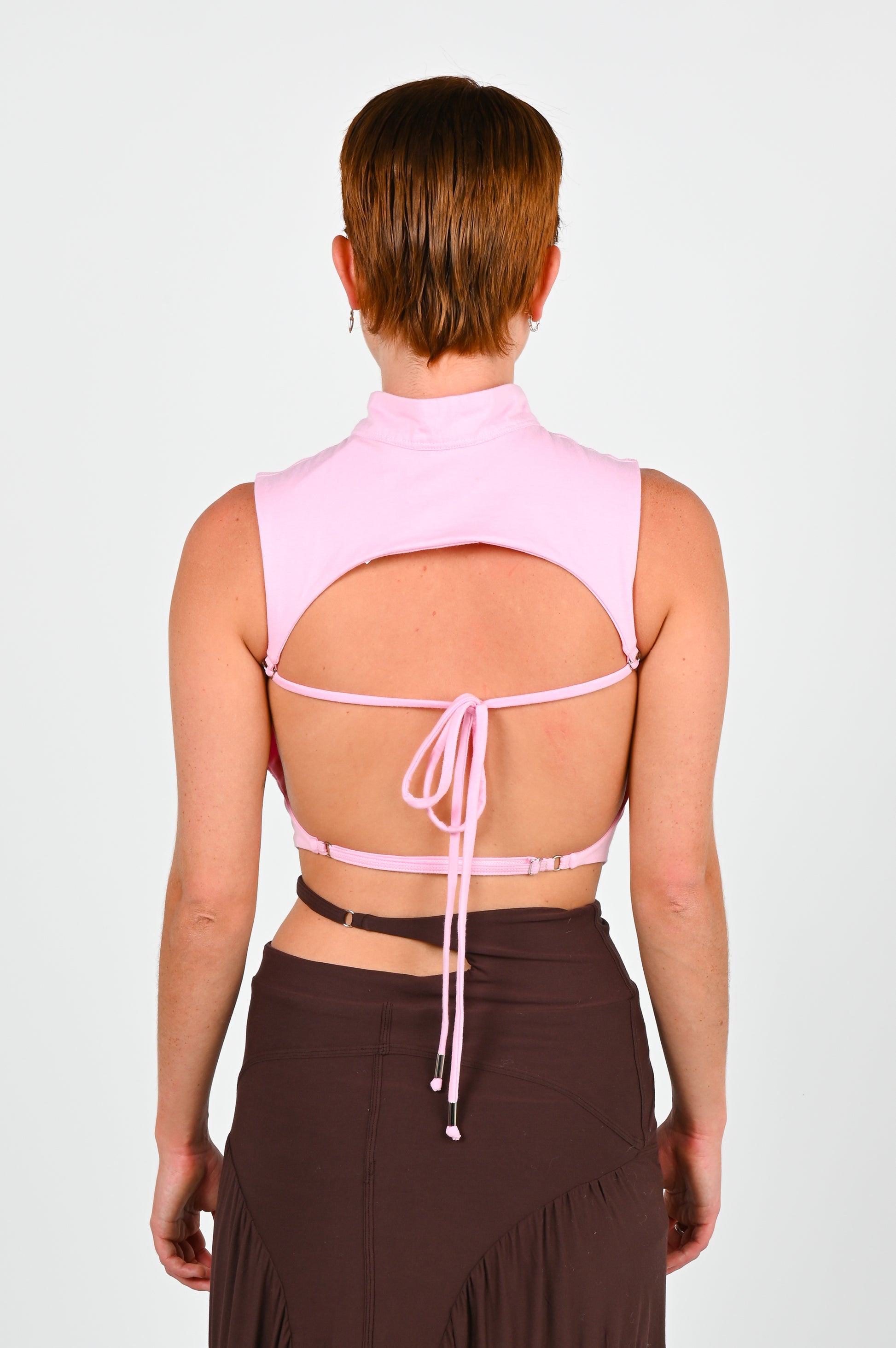 Toilè 'System' Backless Top in Pink