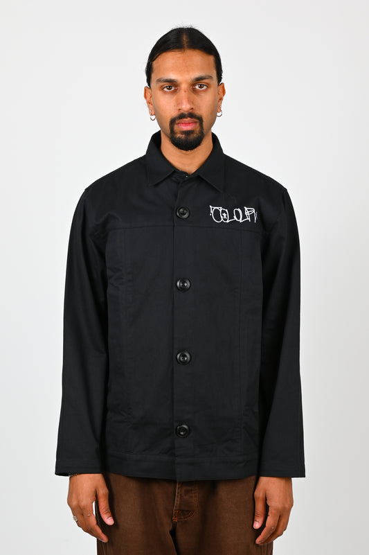To Hear Colour 'Entirely Here' Overshirt In Black