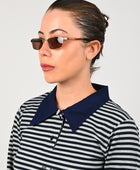 Velvet Canyon 'The Hedonist' Sunglasses in Havana Foncé