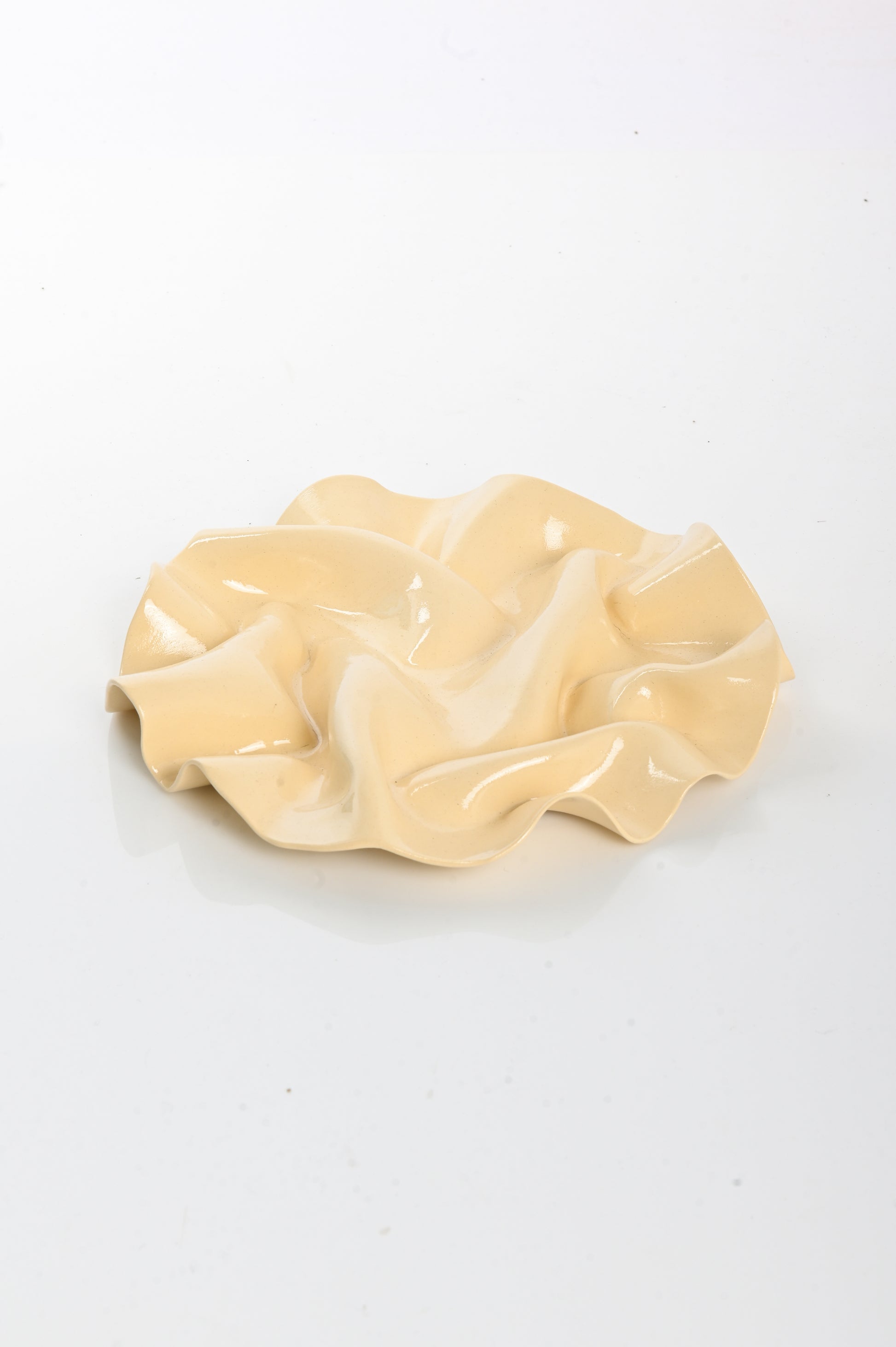 Jess Sellinger 'Wave' Wall Sculpture in Cream
