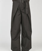 Wynn Hamlyn 'Utility Wrap' Trouser in Charcoal