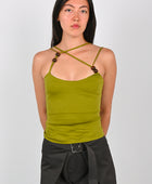 Wynn Hamlyn 'Harper' Tank in Green