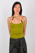 Wynn Hamlyn 'Harper' Tank in Green