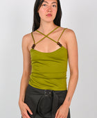 Wynn Hamlyn 'Harper' Tank in Green