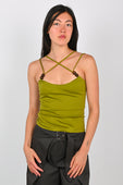 Wynn Hamlyn 'Harper' Tank in Green