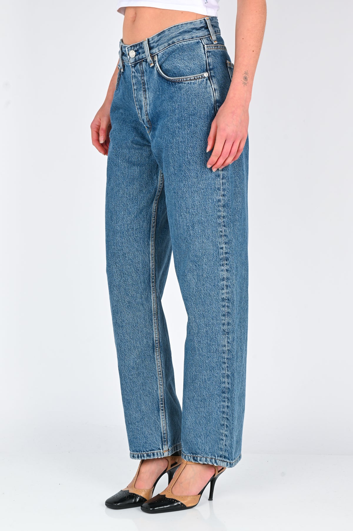 Won Hundred 'Alexandra' Jeans in Cut Blue