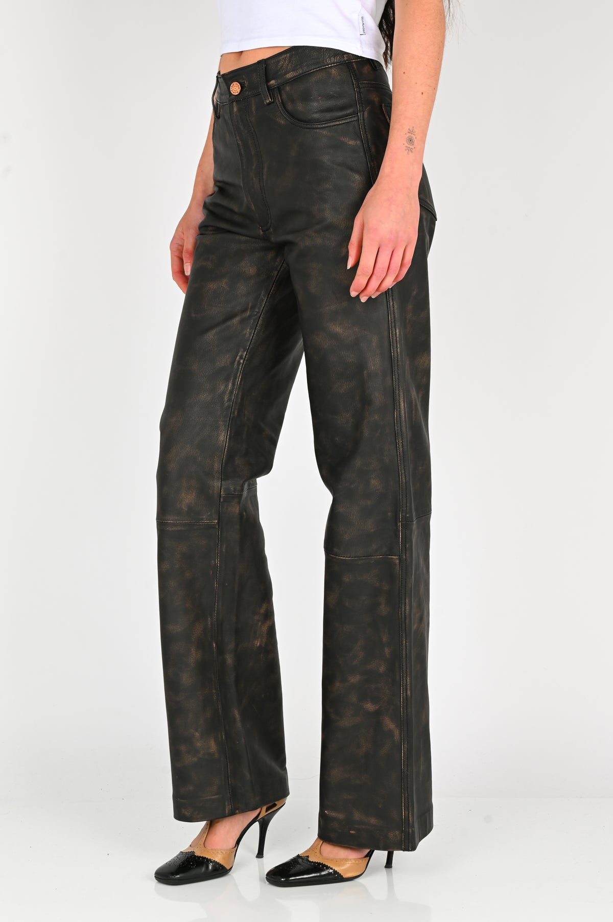 Won Hundred 'Genoa' Leather Pants