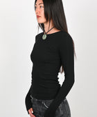 Won Hundred 'Irene' Long-sleeve Top in Black