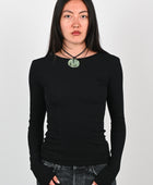 Won Hundred 'Irene' Long-sleeve Top in Black