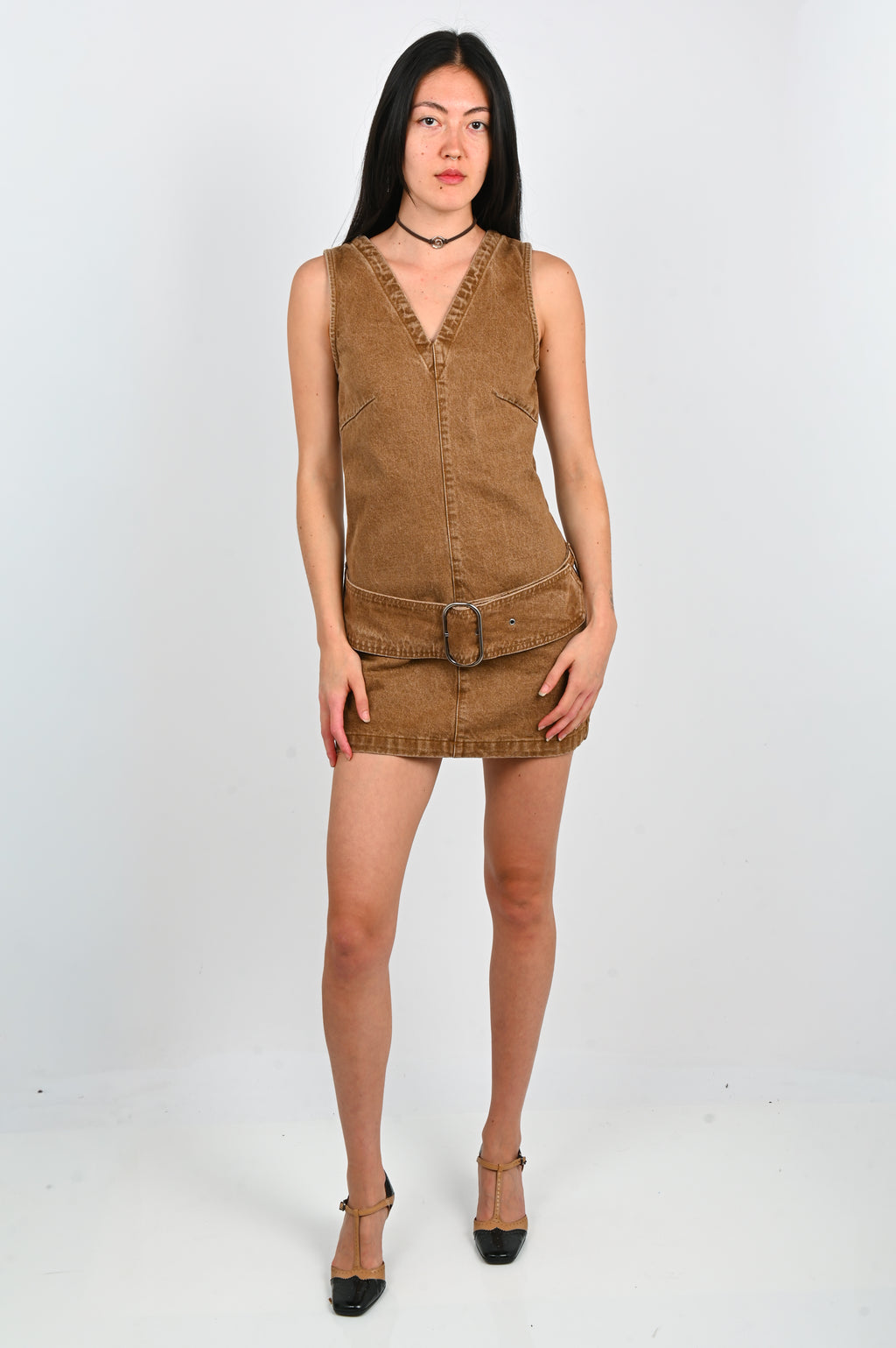 Wynn Hamlyn 'Stella' Denim Mini Dress