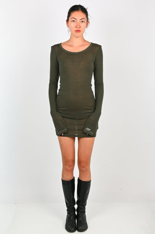 Kernemilk 'Evie' Dress in Olive Green