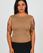 Bodicia B Reversible Tank in Beige