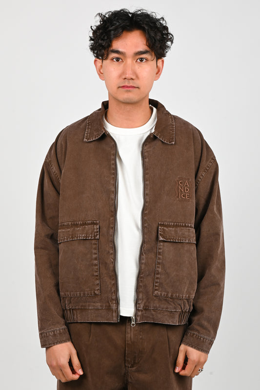 Candice 'Earth Washed' Jacket in Brown