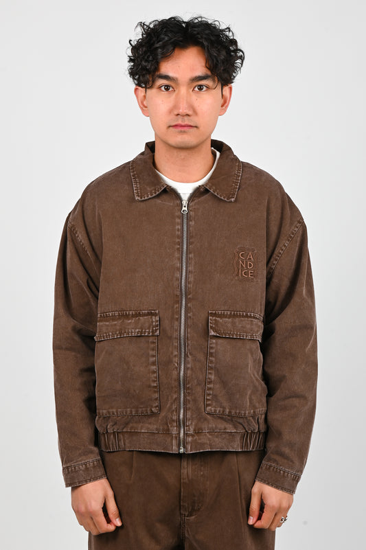 Candice 'Earth Washed' Jacket in Brown