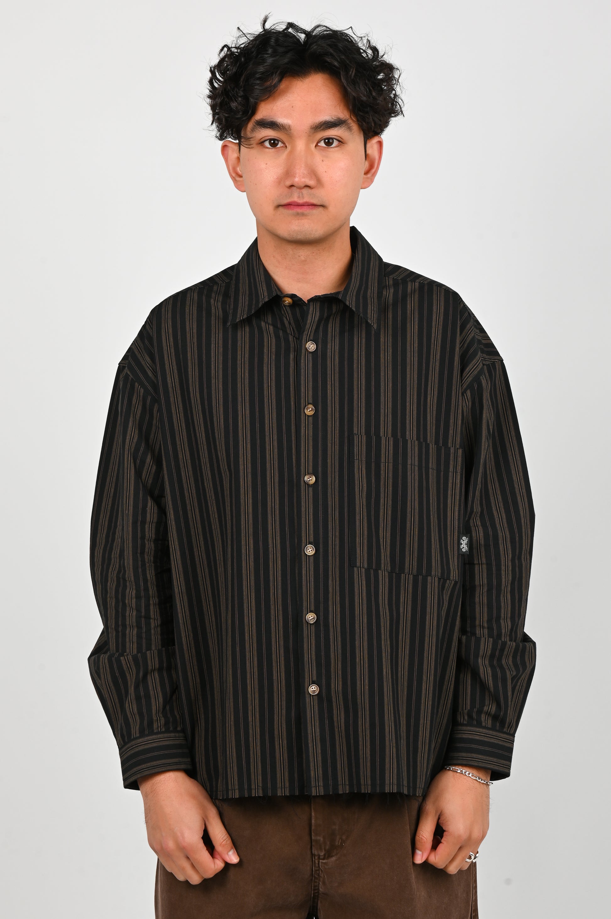 Candice 'Raw' Striped Shirt