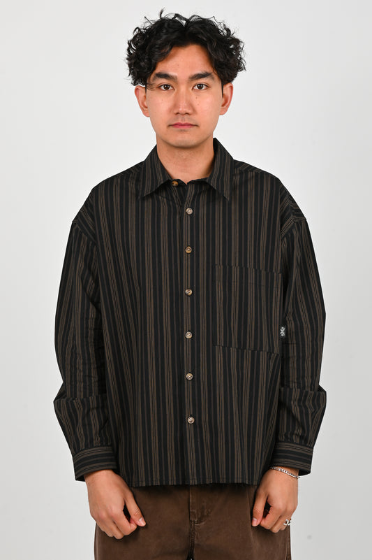 Candice 'Raw' Striped Shirt