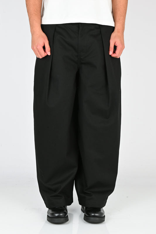 Checks 'Hakama' Pants in Black